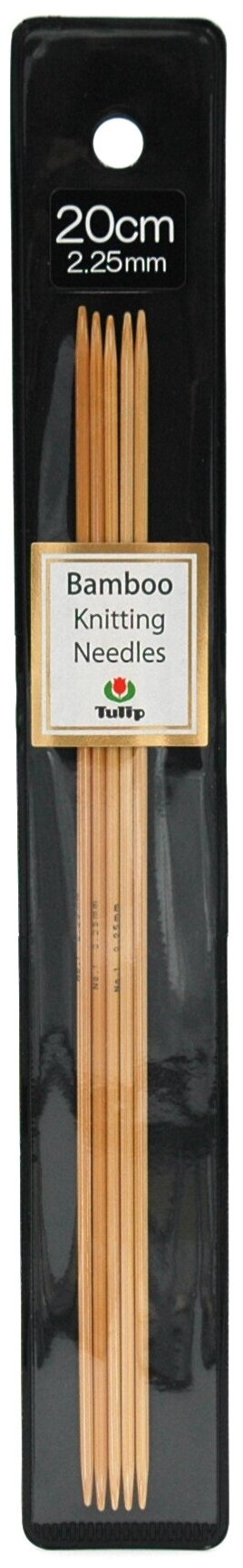 Спицы чулочные Bamboo 2,25мм/20см, Tulip, KND080225