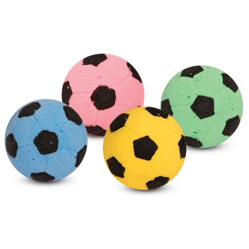 Triol Набор для кошек Мяч футбольный одноцветный зефирный ф45мм 25 х 25шт