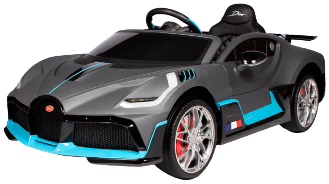 Электромобиль BARTY Bugatti Divo HL338 (лицензионная модель) серый матовый