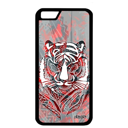 фото Красивый чехол на мобильный // apple iphone 6s // "тигр" африка тайга, utaupia, розовый