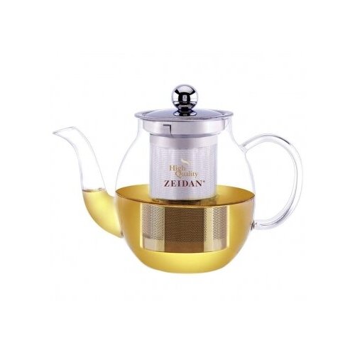 фото Чайник заварочный стеклянный 1000 мл z-4255 zeidan