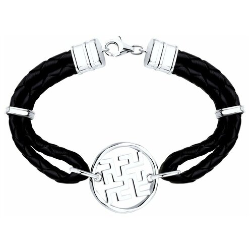 фото Браслет sokolov из серебра 94050935, размер 21 см