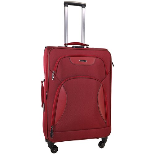 чемодан polar 91 л размер l бордовый Чемодан Rion+ 424-4BRD, 91 л, размер L, бордовый