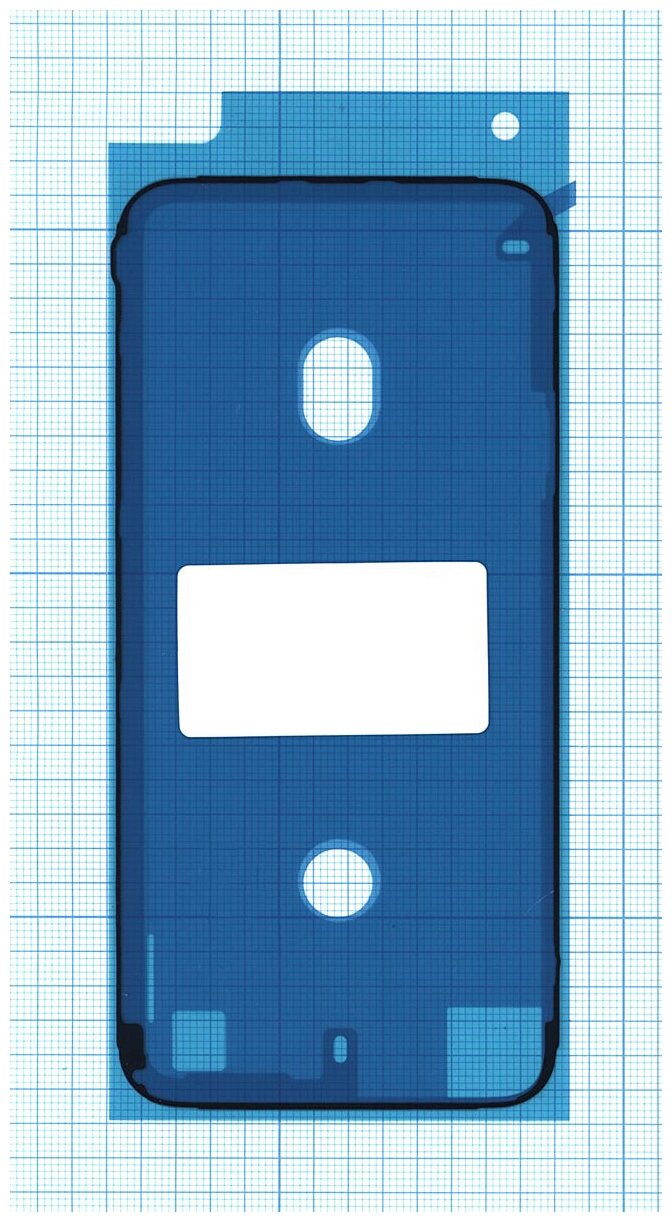 Водозащитная прокладка (проклейка) для iPhone 8 черная