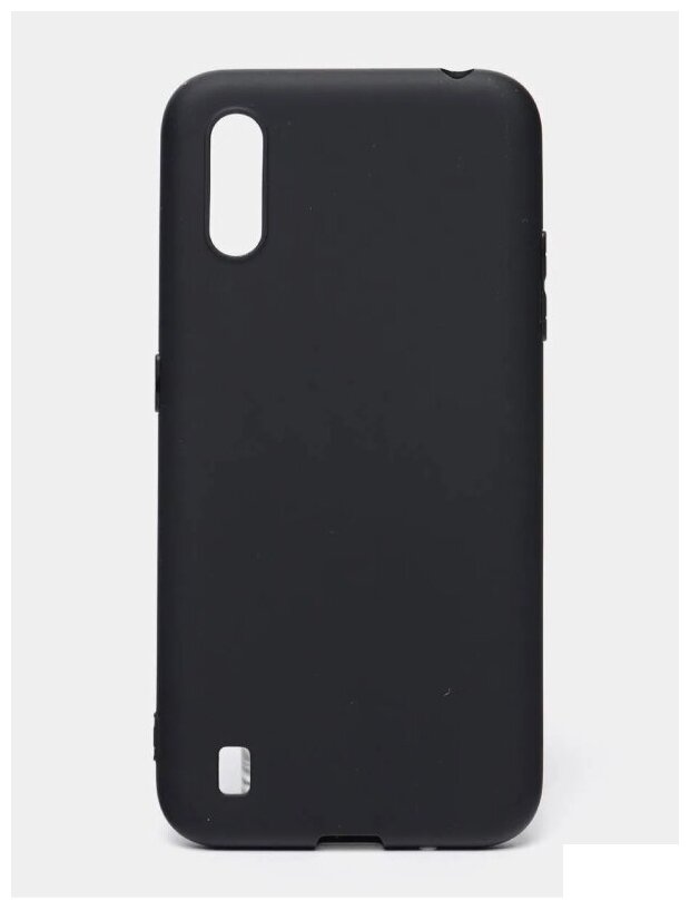 Чехол-накладка Gresso Коллекция Меридиан для Samsung Galaxy M01 (2020) чёрный