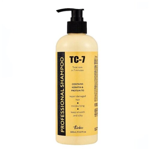 TC-7 Протеиновый шампунь для сильно поврежденных волос Professional Keratin Shampoo, 500 мл
