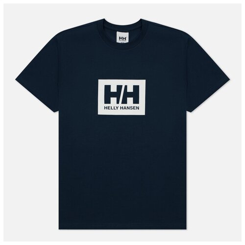 Футболка мужская, Helly Hansen, HH BOX T, цвет синий, размер L