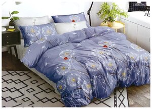 Фото Комплект постельного белья с одеялом SELENA данделион 1,5 сп. (100% хлопок)