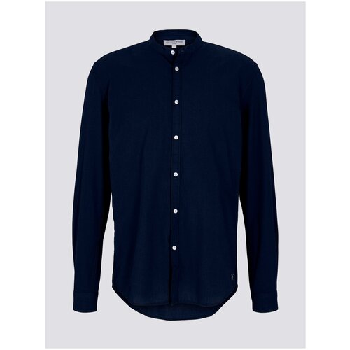 Рубашка Tom Tailor для мужчин синяя, размер M (54-170) рубашка tom tailor denim tom tailor denim to793ewexgd6
