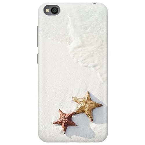 фото Ультратонкий силиконовый чехол-накладка для xiaomi redmi go с принтом "две морские звезды" gosso