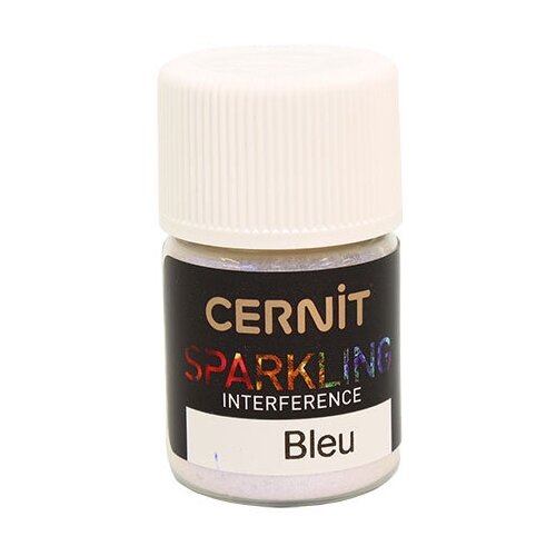 фото Ce6110005 мика-порошок (слюда) interference/проявляющийся 'sparkling powder' 5 гр. cernit (200 bleu/голубой)