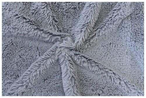 Ткань мех « Иголка» ворс 20 мм, плотность 310 гр, ( серый )