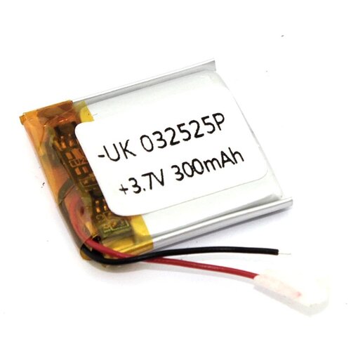 Аккумулятор Li-Pol (батарея) 3*25*25мм 2pin 3.7V/300mAh