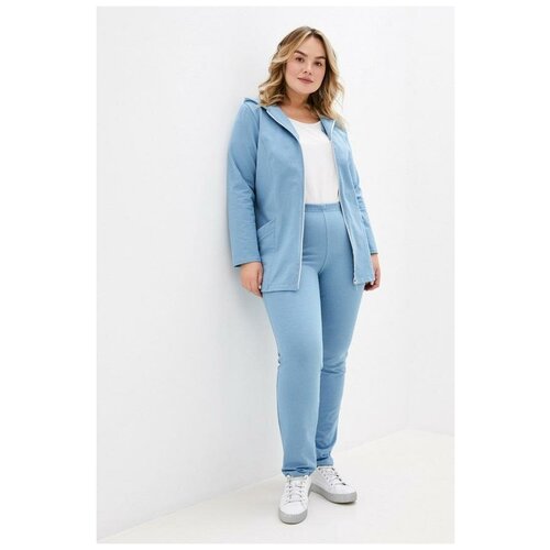 фото Костюм спортивный женский августина голубой р 52 lika dress