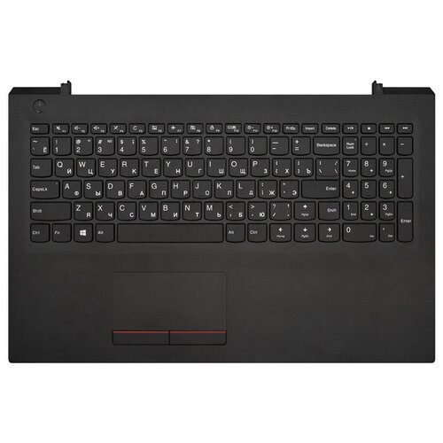 фото Клавиатура для ноутбука lenovo v110-15iap черная топ-панель