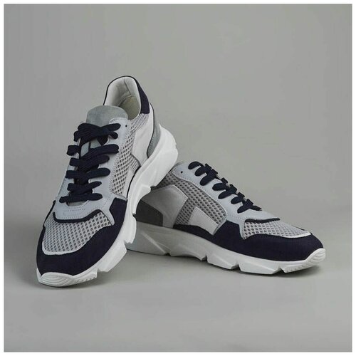 фото Patrizio dolci кроссовки серо - синие (43)