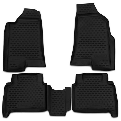 фото Коврики в салон hummer h3 2005-2010, 4 шт. (полиуретан) nlc.19.01.210 18021