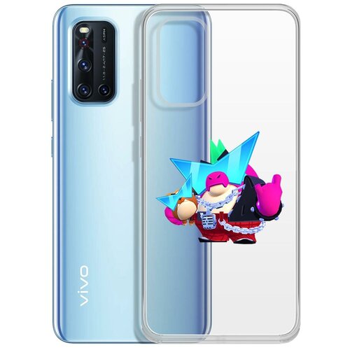 Чехол-накладка Clear Case Brawl Stars-Плохиш Базз для Vivo V19 чехол накладка clear case brawl stars плохиш базз для xiaomi redmi 9c