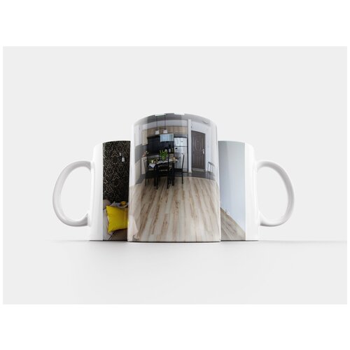 фото Кружка "квартира, цветы, нарциссы 320 мл. белая" lotsprints