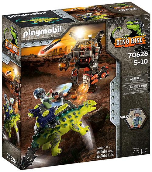 Playmobil Dino Rise 70626 Сайхания. Вторжение роботов, 73 дет.