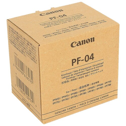 PF-04 Print Head - 3630B001 (Canon) печатающая головка - 10 000 стр, черный + цветной print head nozzle printhead for canon ipf650 ipf655 ipf680 ipf681 ipf685 ipf686 ipf750 ipf755 ipf760 ipf765 pf 04 pf04 pf 04