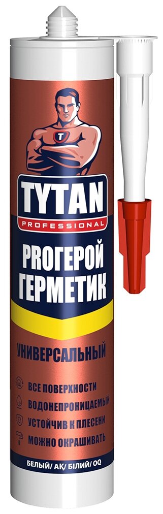 Герметик Tytan Proгерой универсальный 280 мл. белый