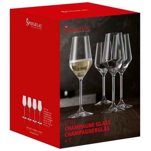 4 бокала для шампанского Spiegelau Style Champagne 310 мл (арт. 4670185)