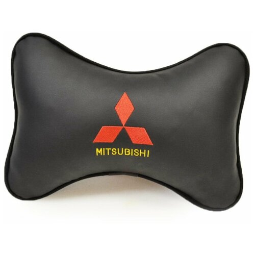 фото 37008 (м008) подушка на подголовник из экокожи mitsubishi auto premium