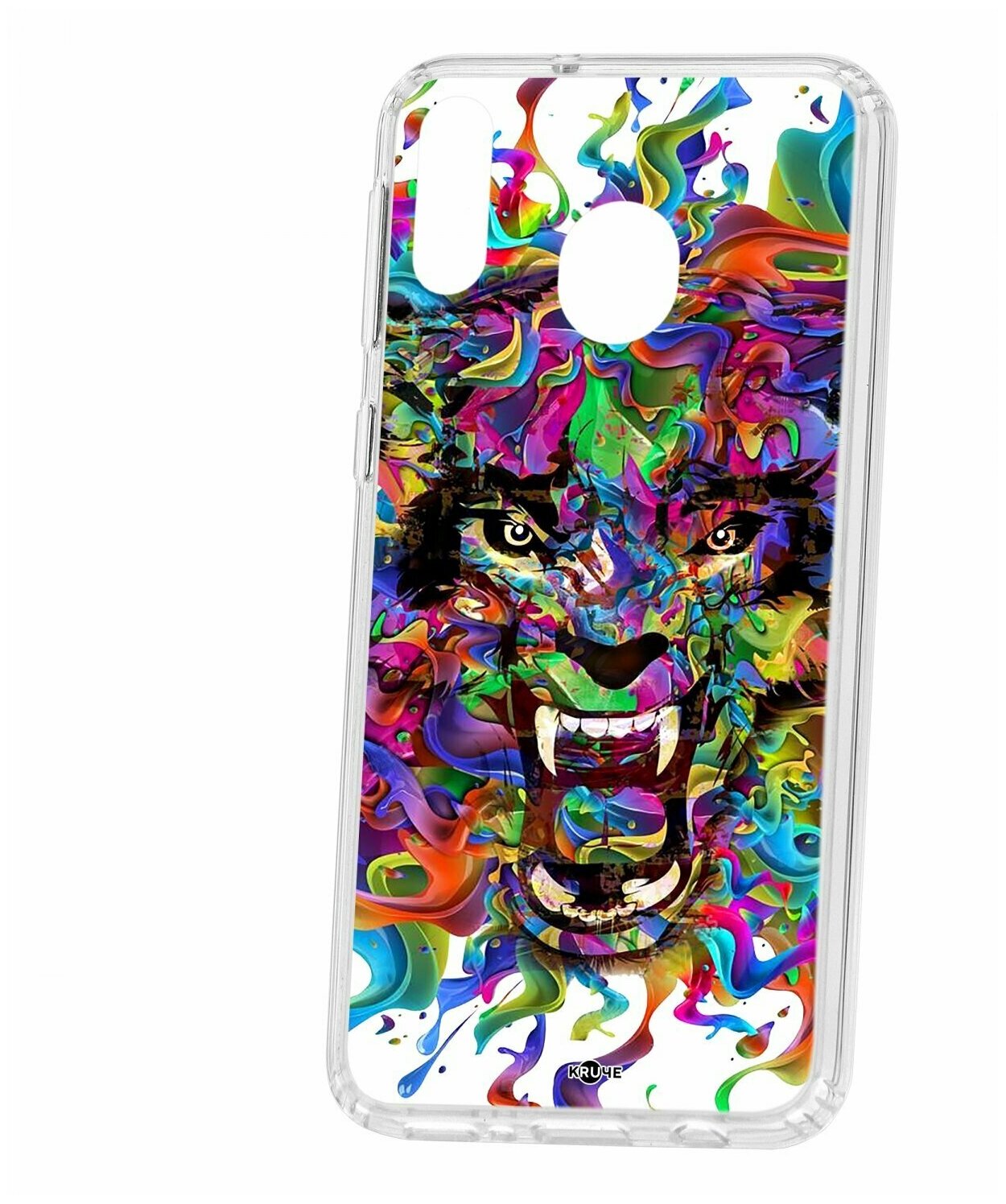 Чехол для Samsung Galaxy M20 Kruche Print Colored beast