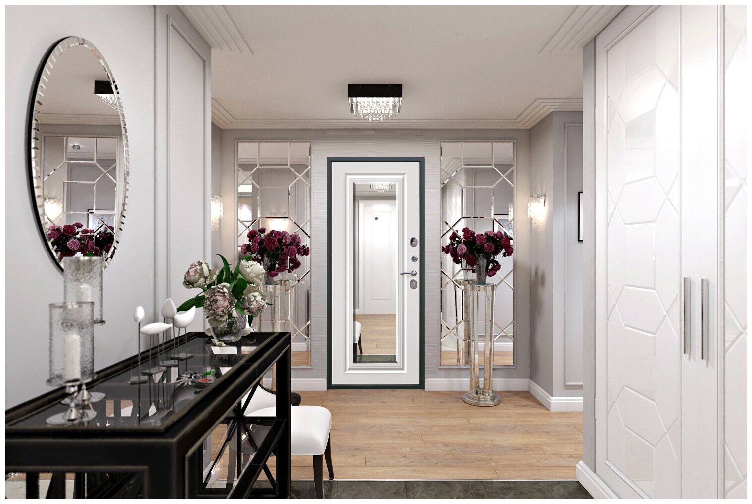 Дверь входная металлическая Foreman Ф-8 2050х960 Правая Black silk - Венге . УТ-00082847