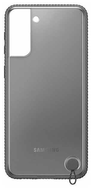 Чехол (клип-кейс) SAMSUNG Protective Standing Cover, для Samsung Galaxy S21+, прозрачный/черный [ef-gg996cbegru] - фото №2