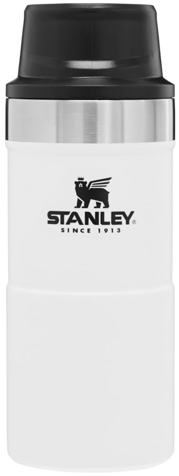 Stanley Термокружка STANLEY Classic Trigger Action 0.25L One Hand 2.0 (10-09849-011) Белая