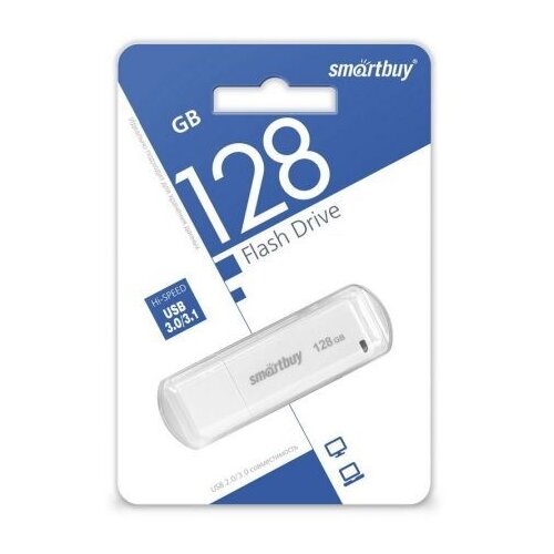 Флешка SmartBuy LM05 USB 3.0 128 ГБ, белый