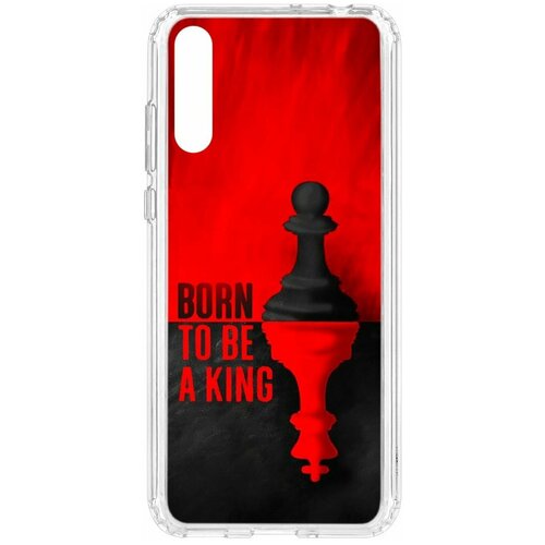 фото Чехол на y8p / honor 30i / huawei p smart s 2020 kruche print born to be a king / чехол для huawei / чехол с рисунком / чехол с принтом / чехол для хонор / чехол для хуавей / бампер на хуавей / чехол накладка для хонор / противоударная накладка для honor huawei / защита для honor / защита на huawei / cиликоновый чехол для huawei honor / пластиковый чехол на huawei / защитный чехол для honor / чехольчик / защита телефона / ударопрочный чехол кruче