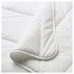 ЛЕН Одеяло для детской кроватки, белый110x125 см - изображение