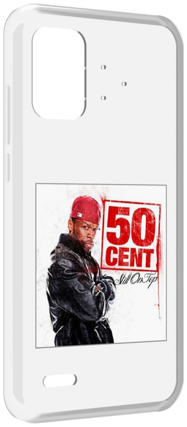 Чехол MyPads 50 Cent - Still On Top для UMIDIGI Bison Pro задняя-панель-накладка-бампер