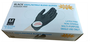 Перчатки Wally Plastic текстурированные, винил/нитрил, 50 пар, размер: M, цвет: черный