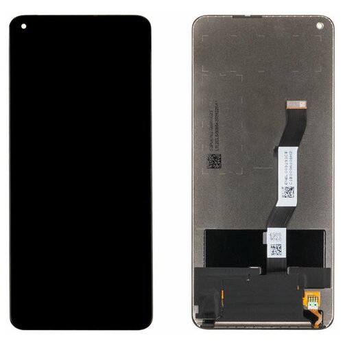 Дисплей для Xiaomi Mi 10T в сборе с тачскрином Черный