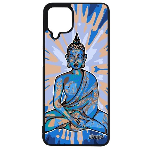 фото Защитный чехол на телефон // samsung galaxy a12 // "будда" тибет азия, utaupia, голубой