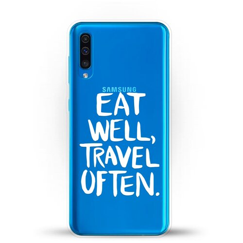 фото Силиконовый чехол eat well на samsung galaxy a30s andy & paul