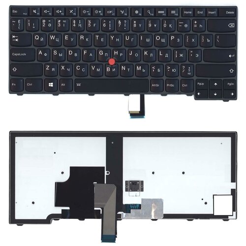 Клавиатура для ноутбука Lenovo ThinkPad T440 T440P T440S черная с подсветкой 3170₽