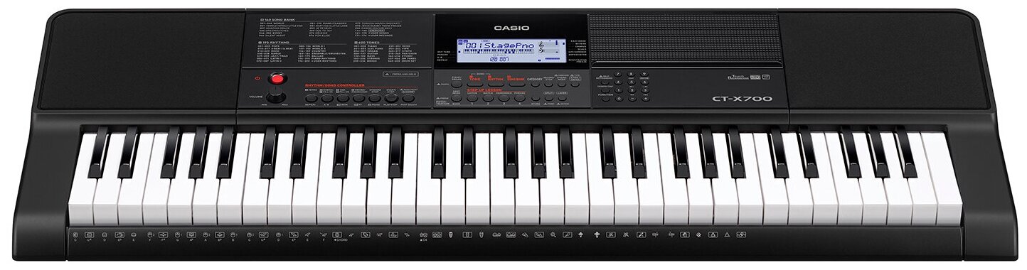 CASIO CT-X700C2 синтезатор, 61 клавиша, без адаптера