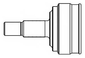 Шрус Chevrolet Lanos 1.4-1.5 97- Нар. +Abs GSP арт. 808002