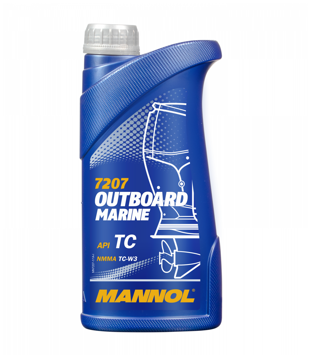 Минеральное моторное масло Mannol Outboard Marine 7207