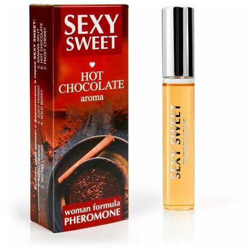 Парфюмированное средство для тела с феромонами Sexy Sweet с ароматом горячего шоколада - 10 мл., 1 шт.