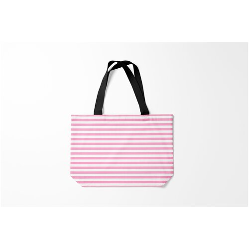 фото Сумка-шоппер / 46х35 см / популярные иллюстрации / лето тельняшка burnettie