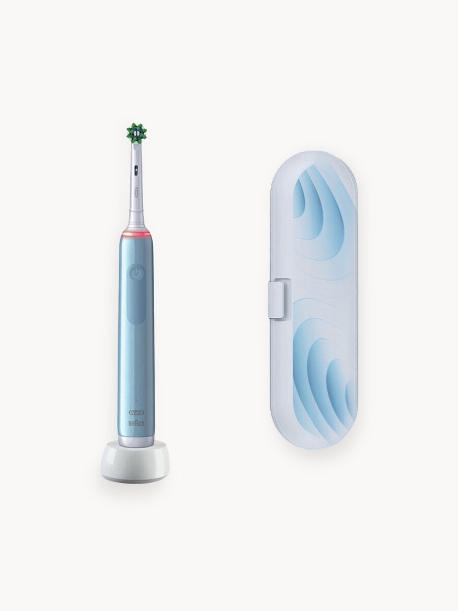 Электрическая зубная щетка Oral-B Pro 3, дорожный чехол в комплекте