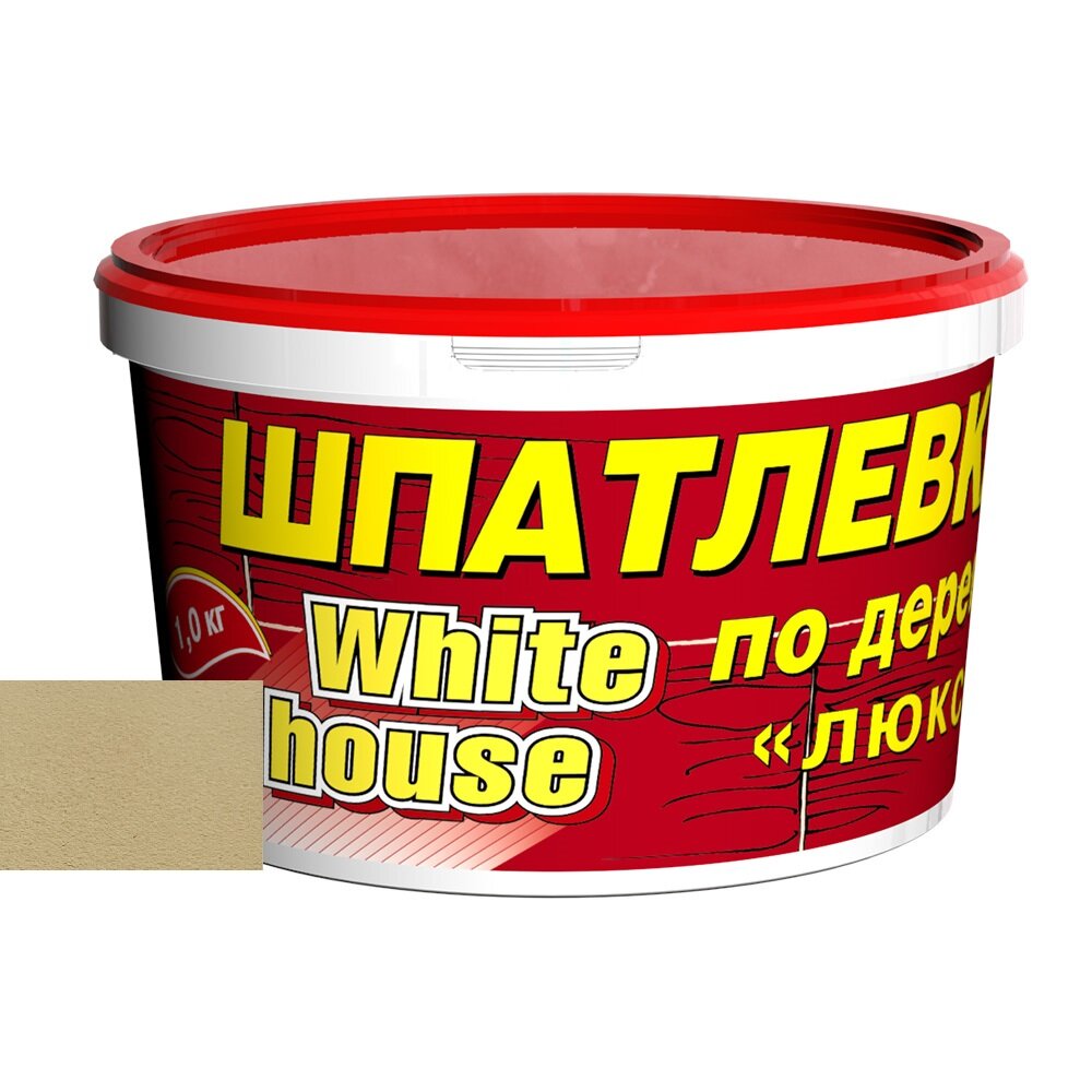 Шпатлевка ПО дереву WHITE HOUSE дуб 1 кг