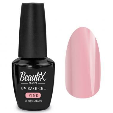 Beautix Базовое покрытие Uv Base Gel, pink, 15 мл