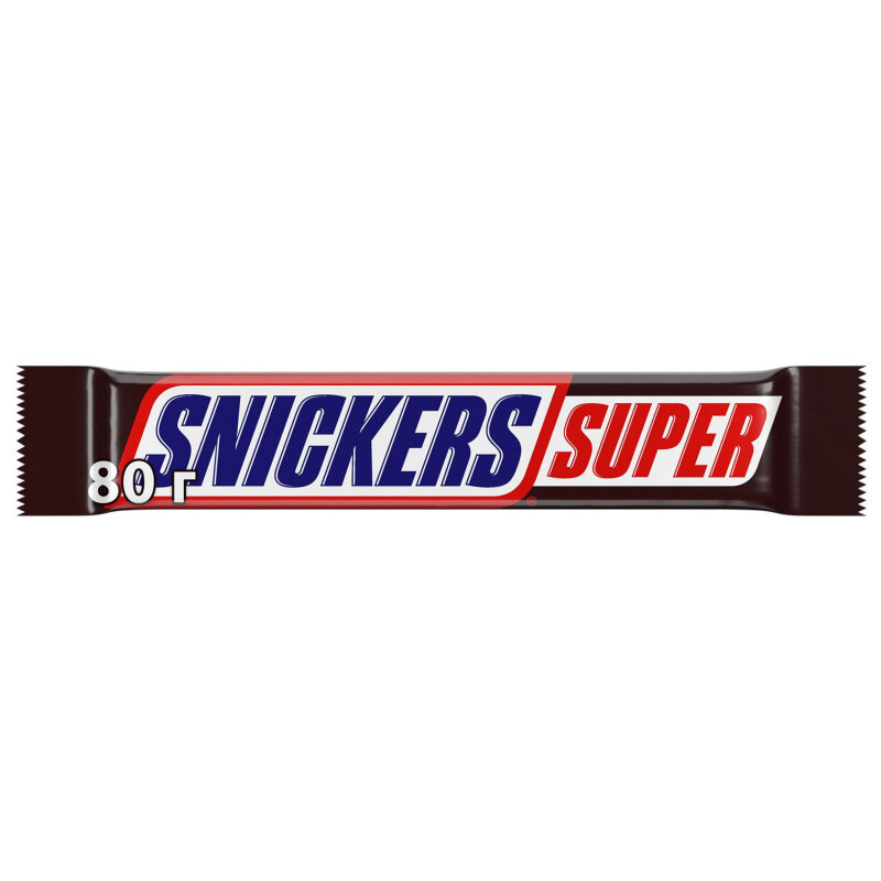 Шоколадный батончик Snickers Super, 80г